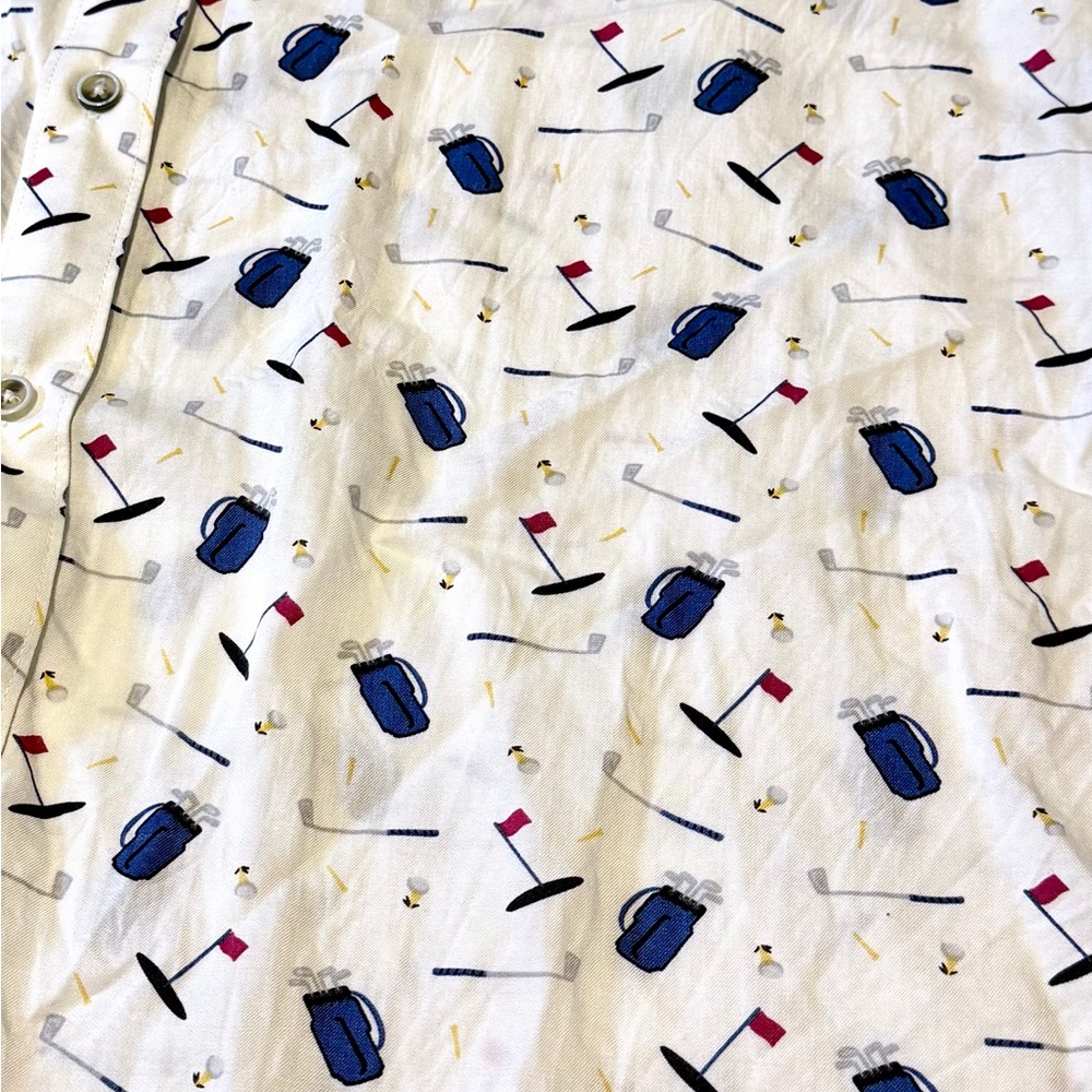 💙Age of Wisdom Men's Patterned Short Sleeve Shirts - Multicolor - Picture 7 of 8